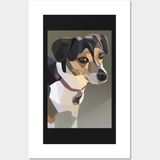 Beagle Cute Tarrier Spaniel Dog Posters and Art